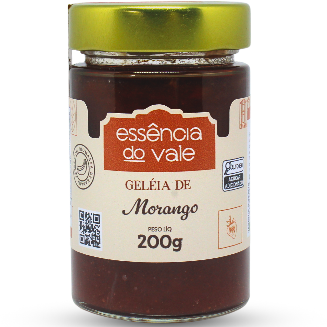 15562398923-geleia-de-morango-comum.png Geleia de Morango Essência do Vale 200g - Imagem 1