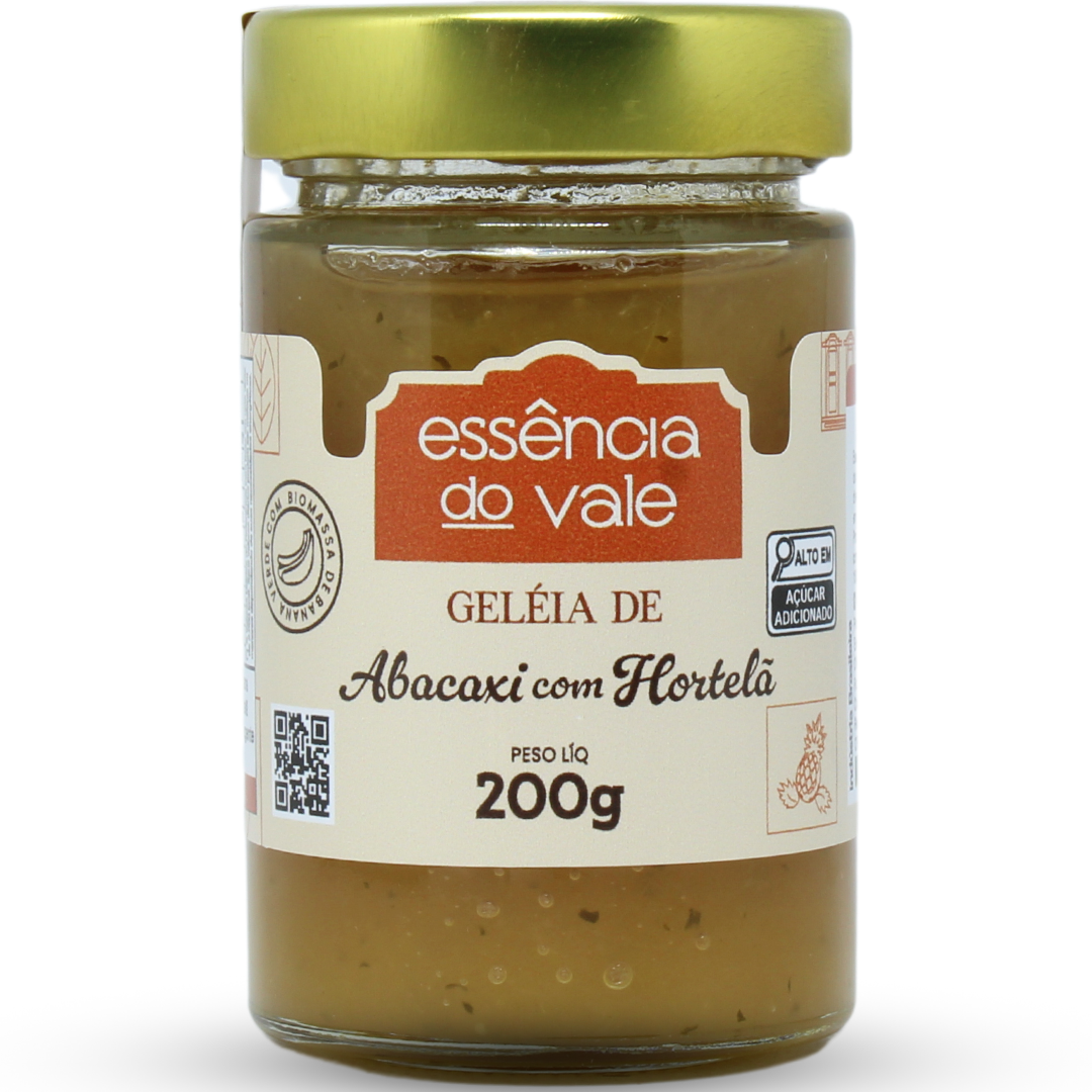 15562403596-geleia-de-abacaxi-com-hortela-comum.png Geleia de Abacaxi com Hortelã 200g - Imagem 1